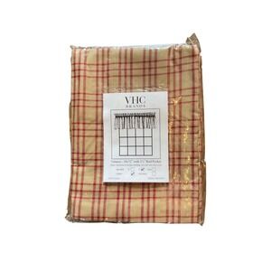 VHC Brands Sawyer Mill Red Plaid‎ 16" x 72" Valance